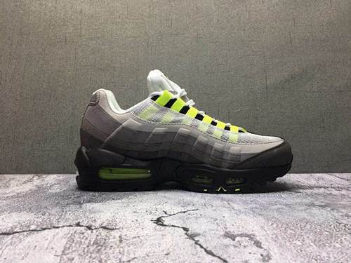 

95 NEON solar red pull tab running shoes 95 sliver bullet sneaker top quality with box trainer shoes free shipping, Color 5