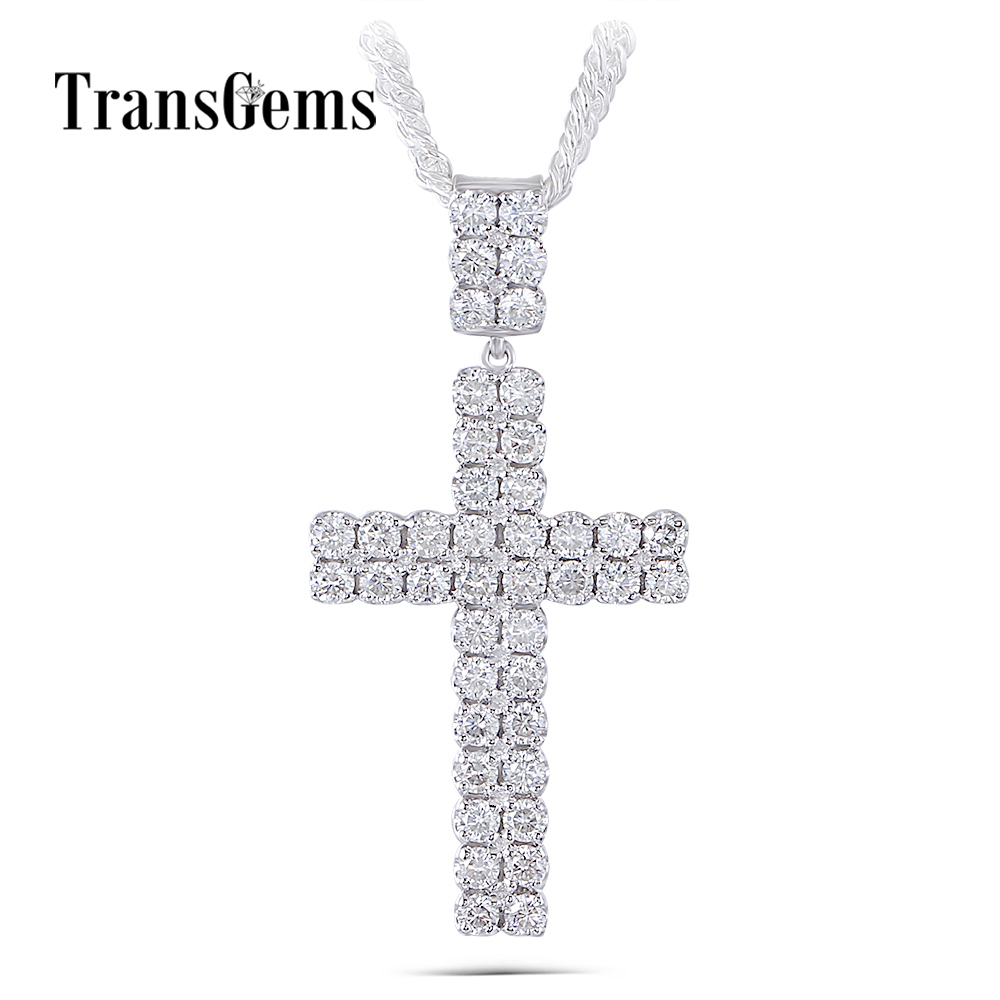 Diamant pendentif croix ou collier petite 14kt Rose Jaune Blanc or ou platine