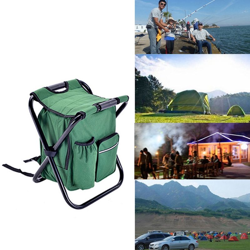

Outdoor camping folding ice pack chair sturdy and comfortable economy fishing chair