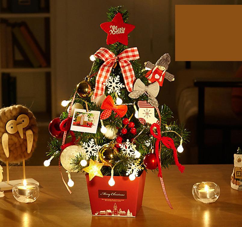 

Ant Mini Christmas Trees Table Desk Christmas Tree Light Table Top Fake Tree Led Diy Pine