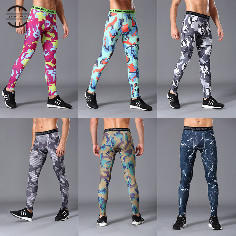 

New Mens Compression Tights 3/4 Pants Sports Tight Fitness Running Basketball Trouser Jogging Leggings Slim Fit Running Pants
