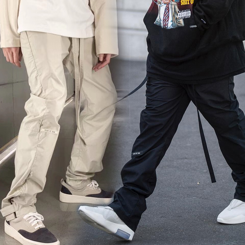 fear of god nylon cargo snap pant