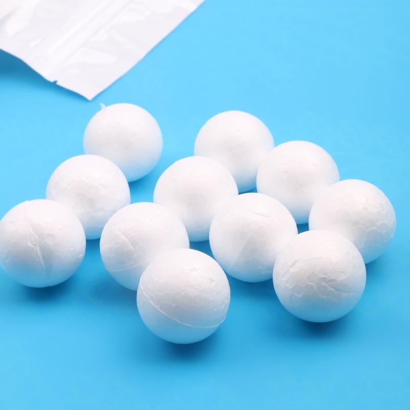 

Mijiang 20pcs/bag Foamed Plastics Foam Ball Fondant Cake Mould Cake Decorating Tools DIY Peony Accessories Decor 3 Sizes PM02