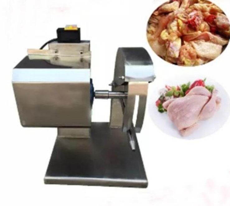 

110/220v Chicken Cutter Chicken Cutting Machine Commercial Poultry Meat Cutting Machine Poultry Cutting Saw for Slaughtering House Meat Sho