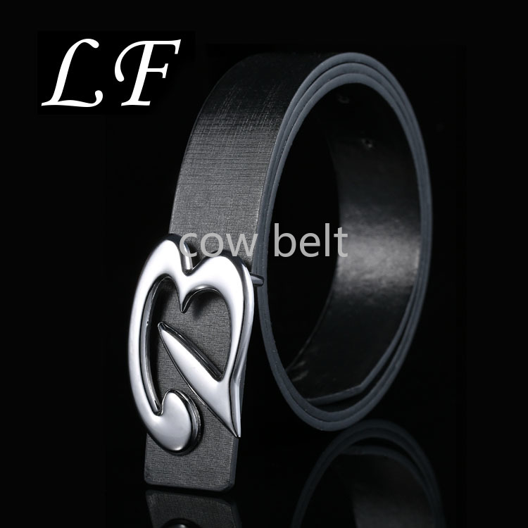 

2019 New Quality Luxury Belts Mens Women Cow Leather Belt Brand Designer Belts for Men Belts Sliver Buckle, Black