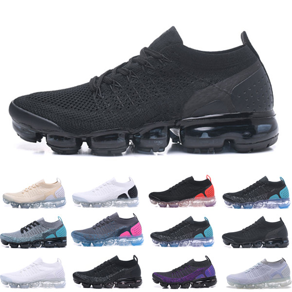 

2019 Knit 2.0 Fly 1.0 Men Women BHM Red Orbit Metallic Gold Triple Black Designers Sneakers Trainers Running Shoes US5.5-11, Color 05