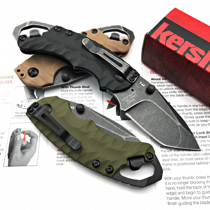 

Great OEM Kershaw 8750 1730S 3655 C81 Cryo Assisted G10 handle Tactical Folding Knives 8Cr13Mov 58HRC Camping Hunting Survival Pocket Knives