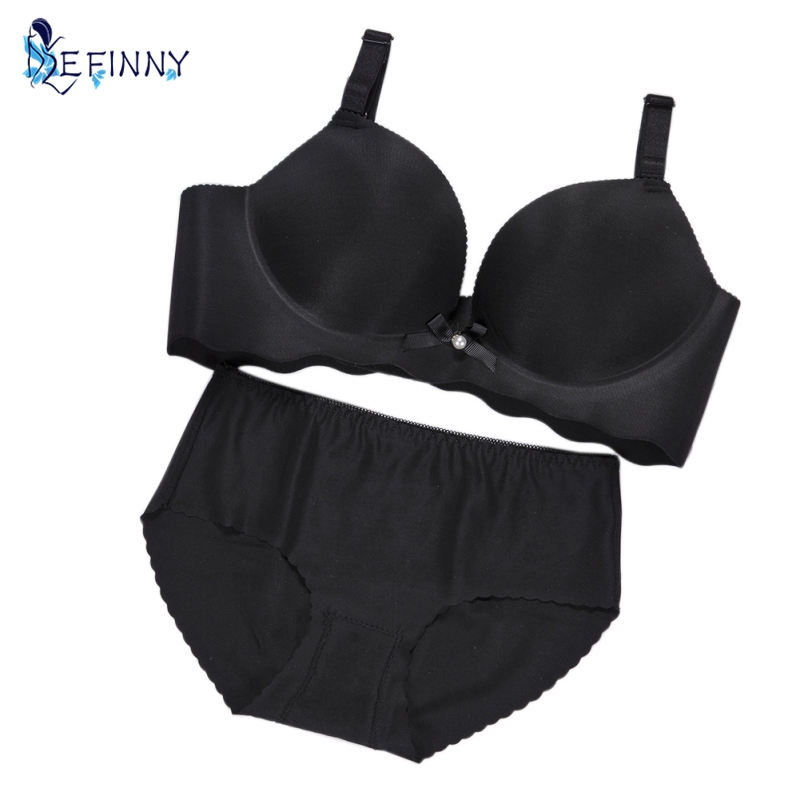 

N EFINNY Sexy Bra Push Up Bralette Seamless Underwear Pure Color Lingerie Underwear Wireless BC Cup Adjustable Brassiere