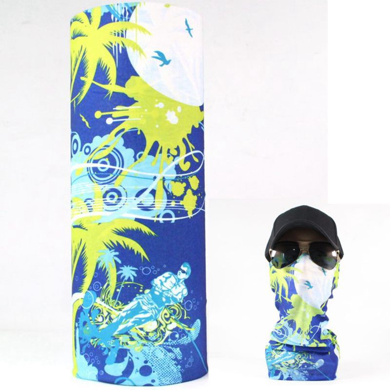 

Cycling Caps & Masks 5PCS Magic Turban Seamlessly Connects Tubular Surface Towels Outdoor Riding Dustproof Sunscreen Ice Silk Multifunctiona, Style 1