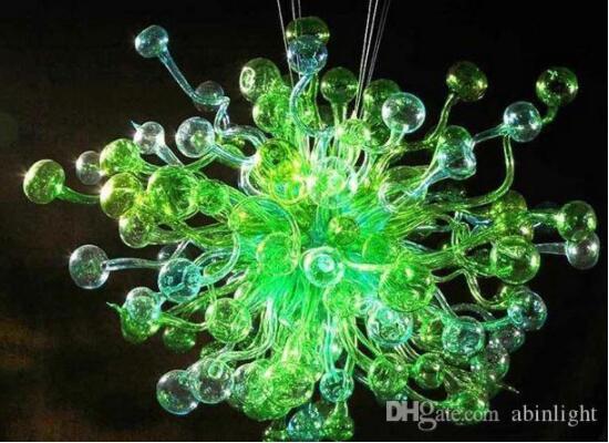 

Style Chandelier 100% Mouth Blown Glass Pendant Lamps Artistic Design Murano Glass Chandelier Light for Livingroom Decor