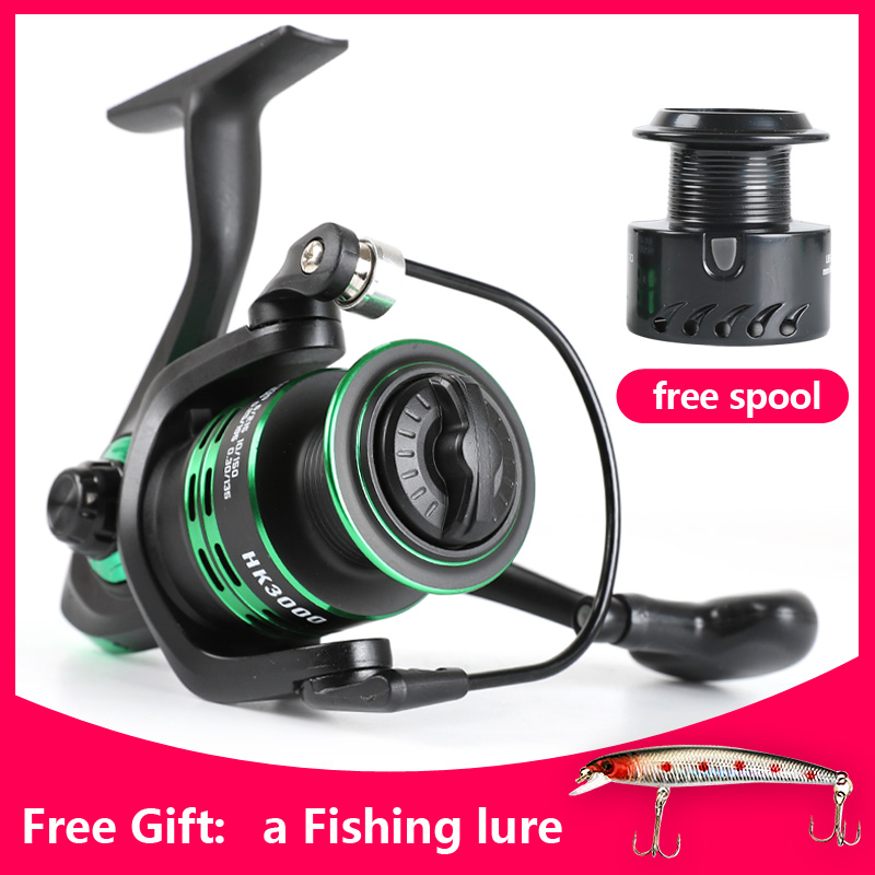

billings High Quality Double Spool Fishing Reel 5.2:1 Gear Ratio 8kg drag Spinning Fishing Reel Carp For Saltwater