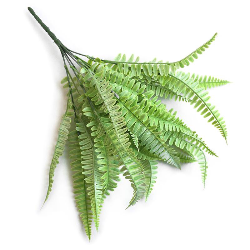 

Handmade Plants Eucalyptus Grass Plastic Ferns Green Leaves Simulation Flower Plant Wedding Home Table Decors WXV Sale