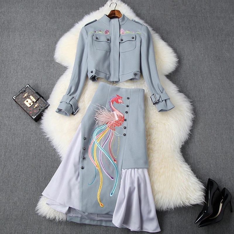 woolen short dresses