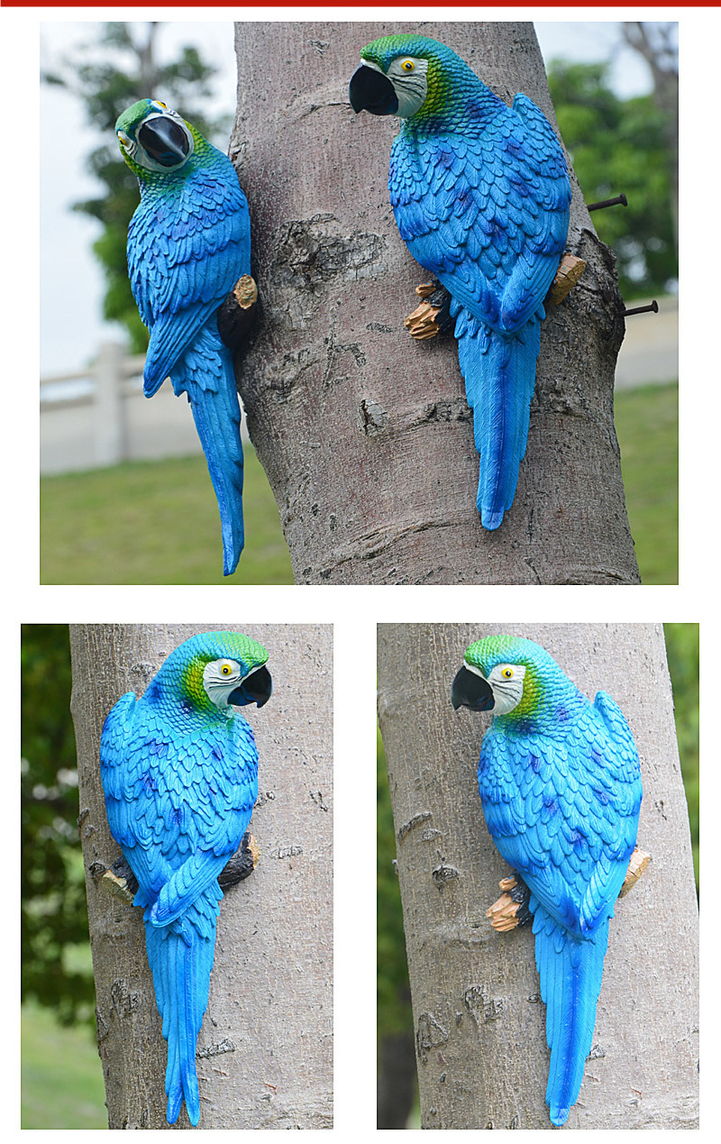 parrot statue outdoor