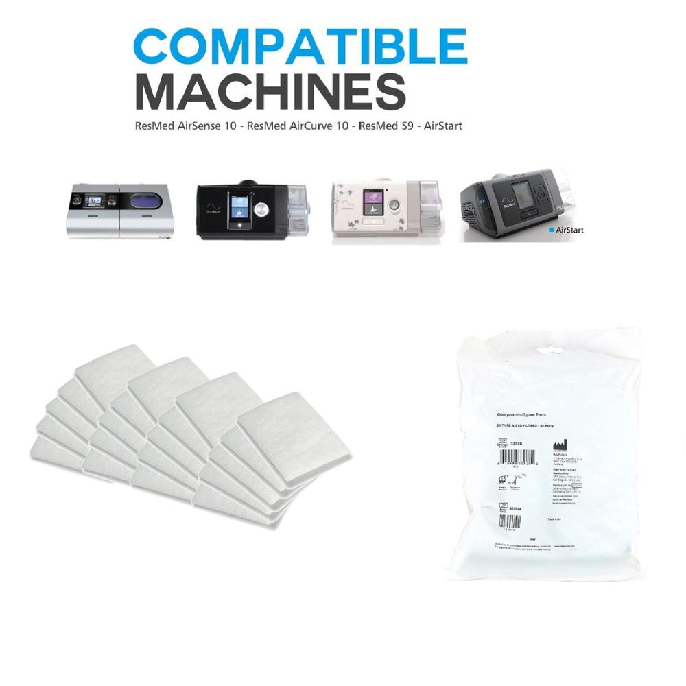 

12PCS CPAP Filters ResMed|Premium Disposable Universal Replacement Filters Supplies for ResMed AirSense 10-S9-AirStart - Series CPAP