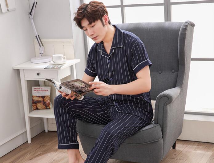 

2020 new arrive Soft fabric Straight stripes sleeping cloth, Blue