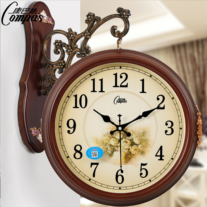 

Wall Clock European Creative Wall Watch Living Room Large Double-sided Clock Modern Quartz Modern BB50WC