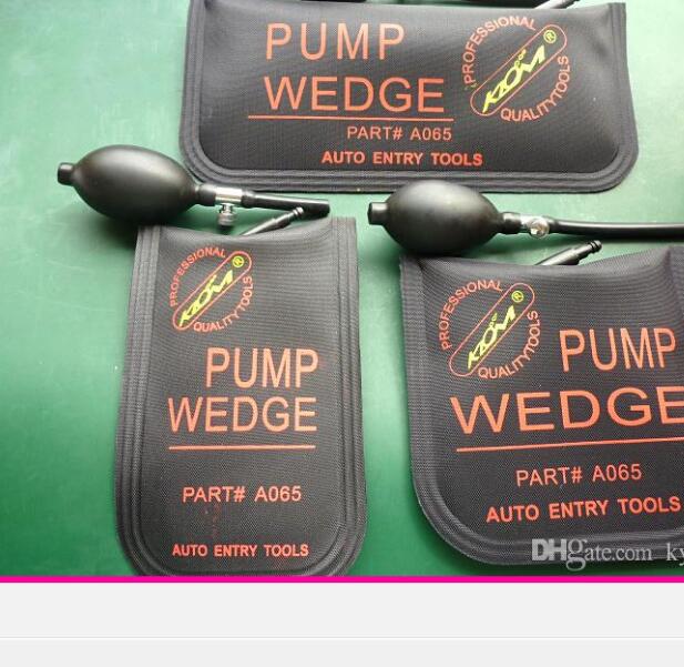 

3 Sizes Original Klom Small Size Air Wedge Air Pump Inflatable Unlock Tool Black Color