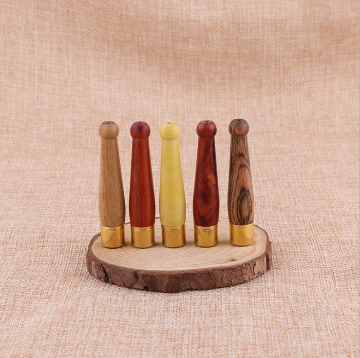 

Solid wood lady cigarette holder pull rod circulating filter creative wood cigarette holder