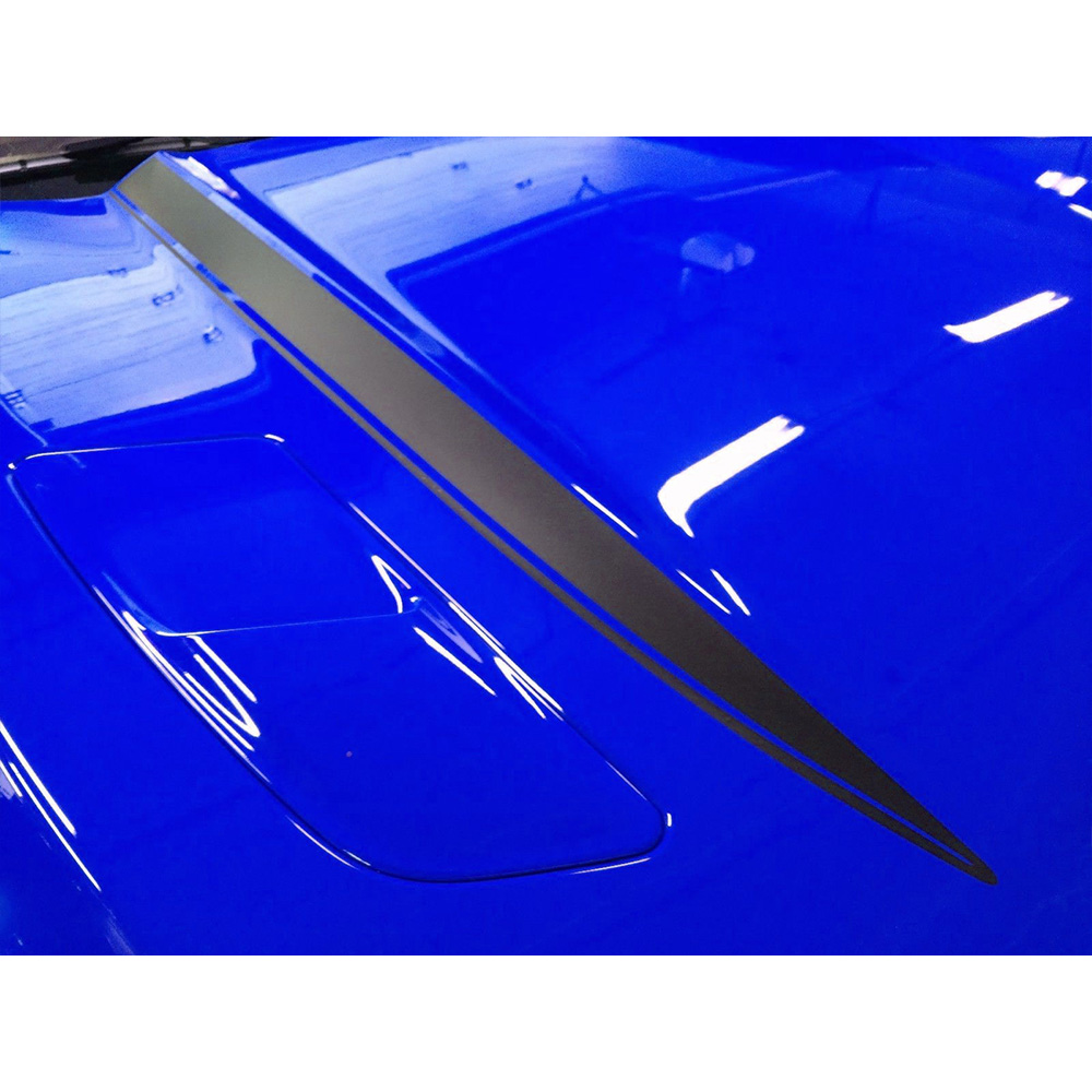 

2pcs of Set Hood Spear Stripe Sticker Decals Part for 15-17 Ford Mustang Durable, As described