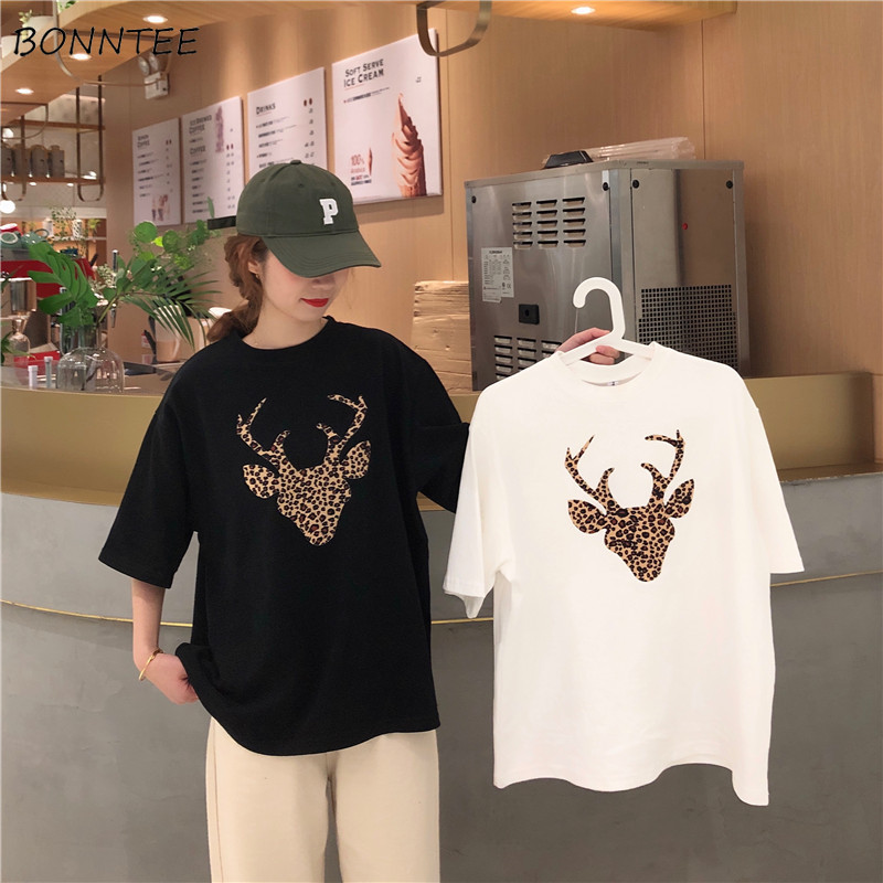 

T-shirts Women 2019 Summer Elegant O-Neck Ulzzang Simple Tee Womens All-match Harajuku Ladies Casual Short Sleeve T-shirt Korean, Black