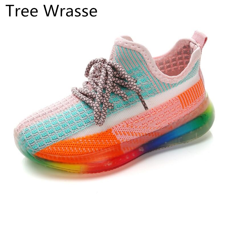 

Tree Wrasse Mesh Sport Kids Sneakers For Girls Boys Casual Sport Baby Children Sneakers Fashion Kids Shoes Baby, Black