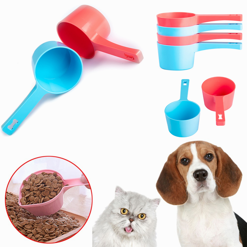 

Plastic Pet Food Spoon Feeding Shovel Cat Food Scoop Large Capacity Thickening Cat Dog Spoon Plastic Shov Pet Cat Dog Food Feeding Scoop
