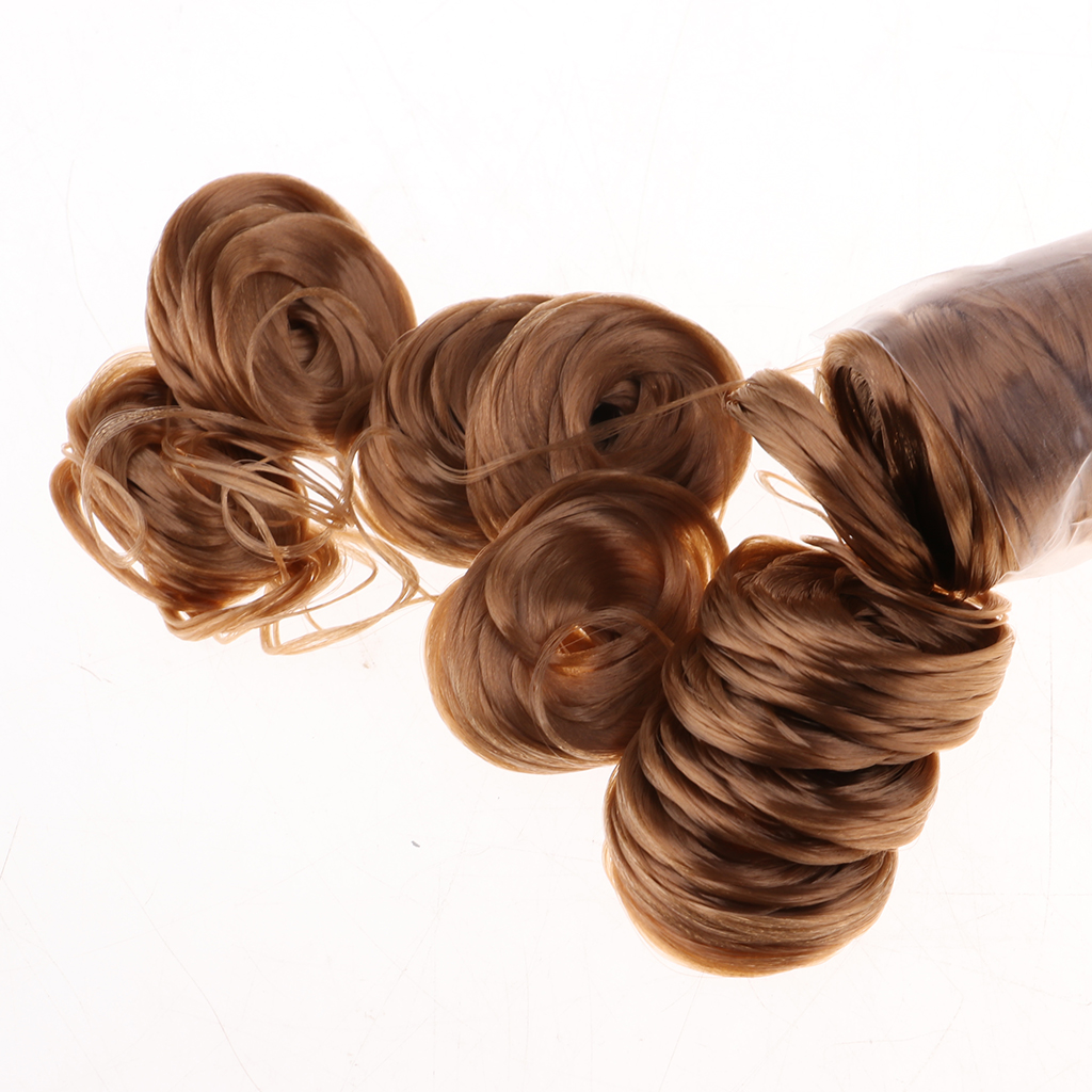 Doll Hair Wigs Bjd Doll Diy Curly Hair Bulk Wigs Bundle Craft Hair