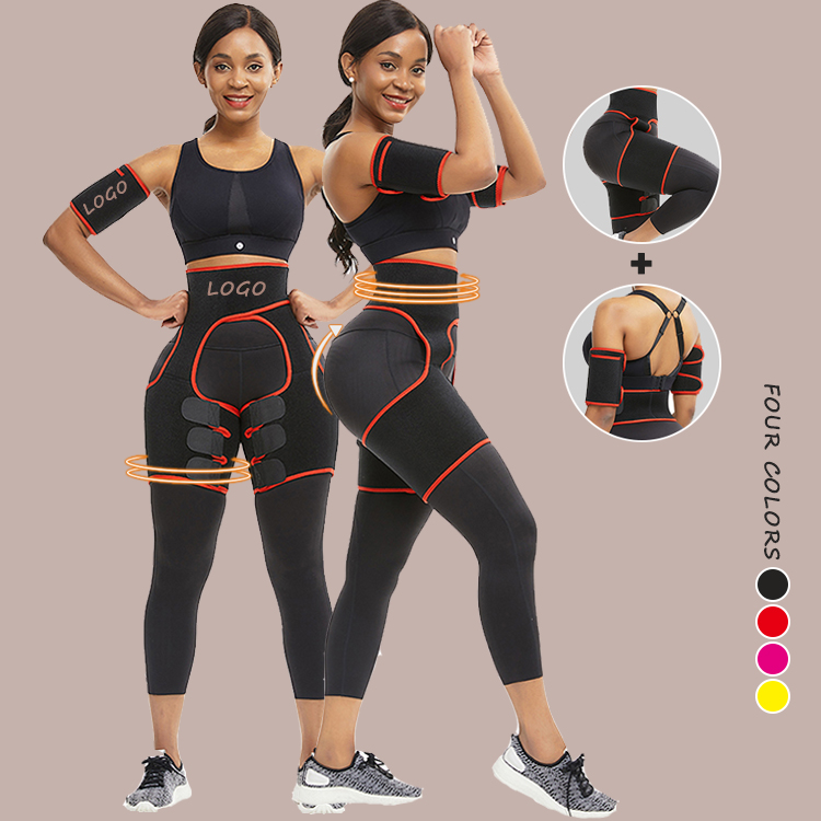 

New Fashion Neoprene High Compression Booty Sculptor Shaperwear Thigh Eraser Waist Trainer Shaper, Black