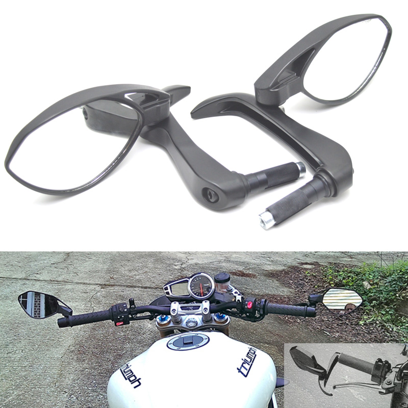 

7/8" Motorcycle Hand Handguard Protection Brake Clutch Lever Pair Side Mirror 22mm Rear View Mirrors For 796 696 797 695