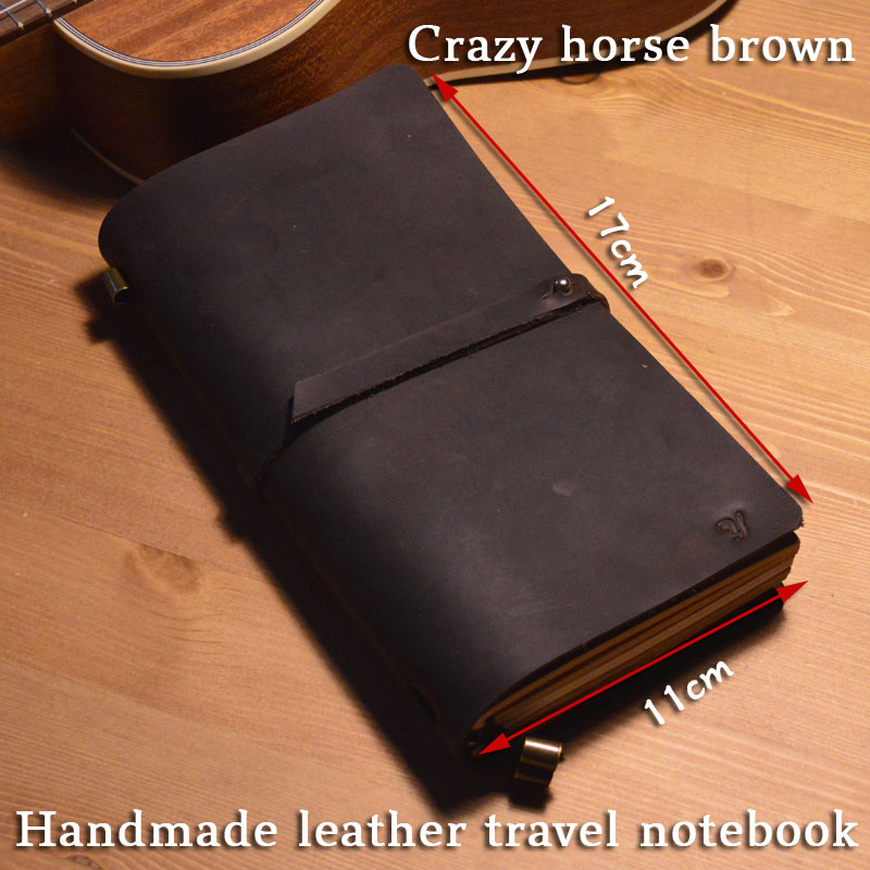 Vintage Classic Retro Leder Journal Reise Notizblock Notizbuch Blank Tagebuch HS