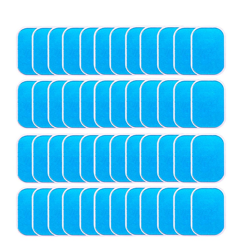 

40Pcs Abs Stimulator Trainer Replacement Gel Sheet Abdominal Toning Belt Muscle Toner Ab Trainer Accessories, Blue