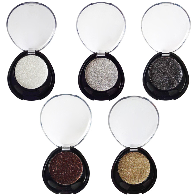 

Sequins Brilliant Stereo Monochrome Makeups Eye Shadow Disc CJing, Brightblack