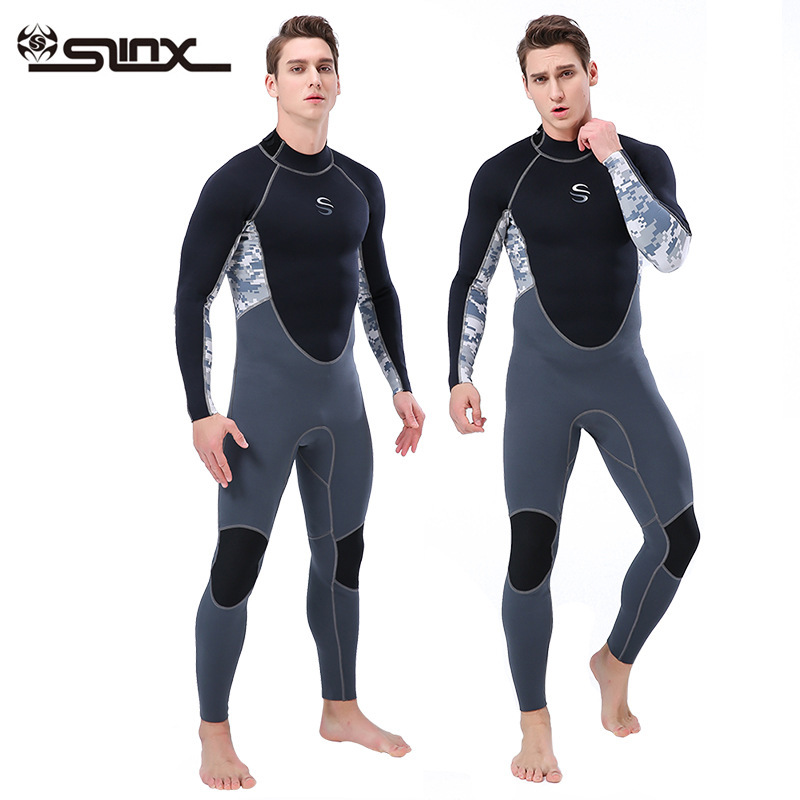 

Summer new 2 mm conjoined diving suit male SLINX long-sleeved warm surf diving suit is prevented bask in a undertakes