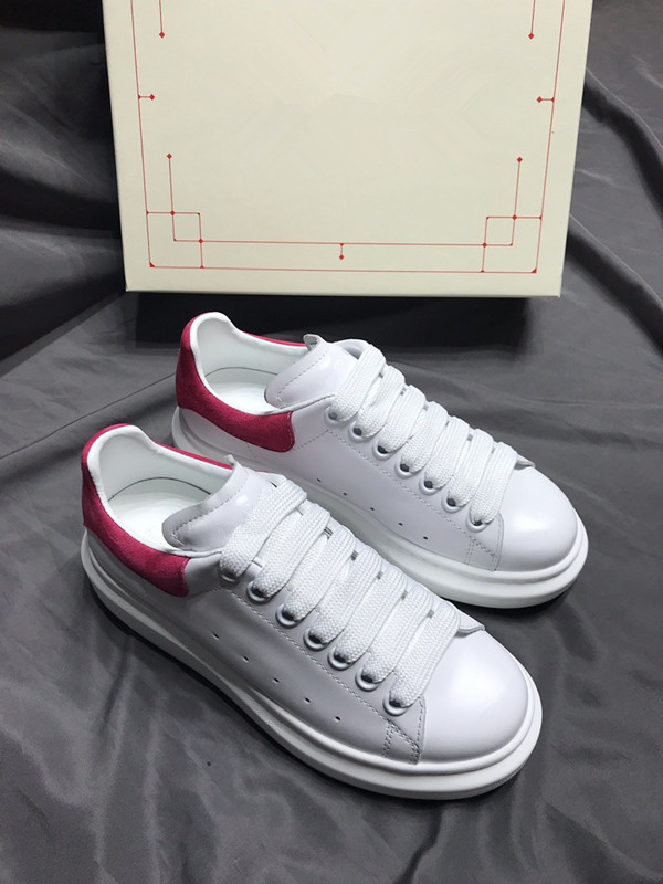 

Top Quality ACE Leather Platform Shoes Women Mens Alexander Luxurys Designers Casual Shoes White Black Red Pink Black Suede Flat Womens Sneakers, 02