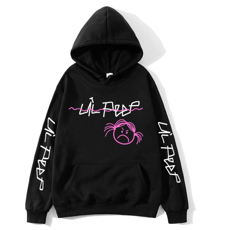 

SUPZXU Lil Peep Hoodies Hell Boy Lil.peep Men women Hooded Pullover Male female cry baby hoody Hoodies men Sweatshirts Sudaderas, Red