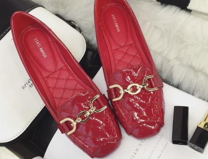 

2019 Women's shoes in Spring and Autumn with New style flat bottom Square head@2137, Black