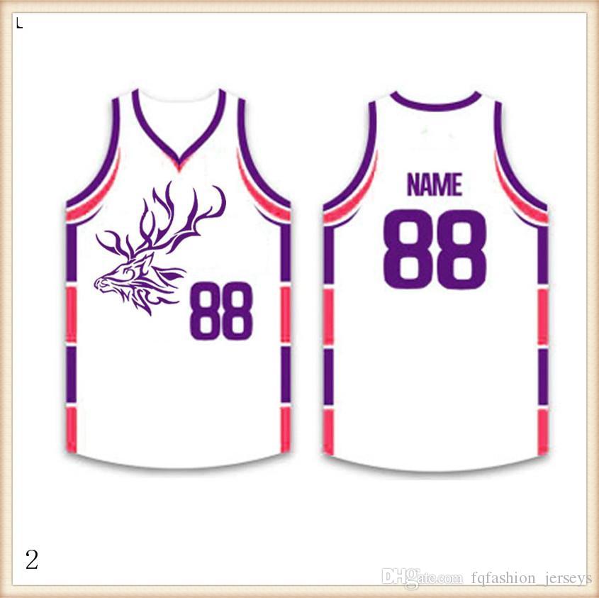 

2019 2020 Basketball Jerseys Quick Dry BLUE red Embroidery Logos Free Shipping Cheap wholesale Men Size Jersey338, Picture