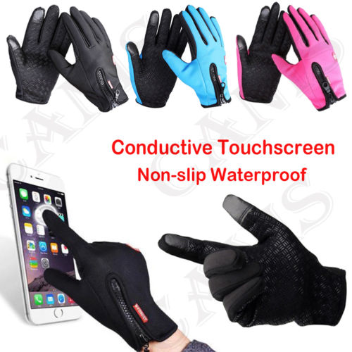 

Winter Men Women Touch Screen Windproof Waterproof Outdoor Driving Gloves Ueful Multi-Function