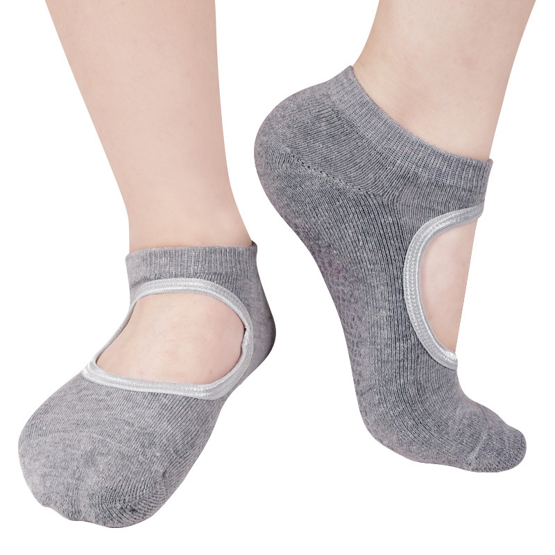 Thefound Brand 1 Pair Sports Socks Good Flexibility Breathable Cotton Socks for Balle Dance Fitness Sportswear Accessories-image-482348405