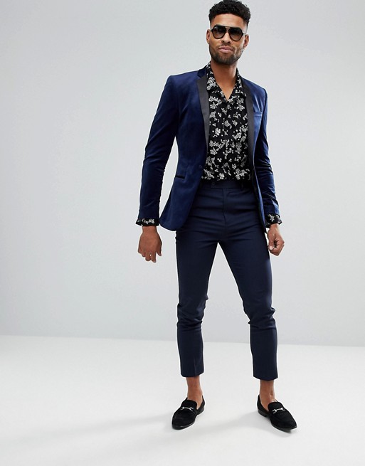 

Classic Velveteen Notch Lapel Wedding Tuxedos Slim Fit Suits For Men Groomsmen Suit Two Pieces Prom Formal Suits (Jacket+Pants) 774, Same as image