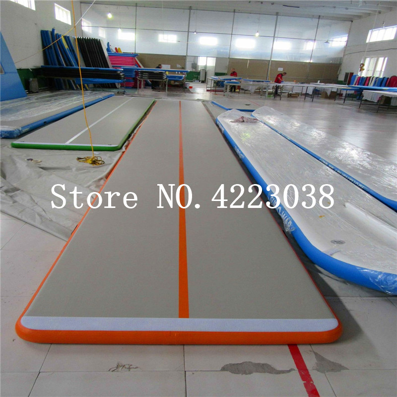 

8x2x0.2m inflatable gymnastics mattress gym tumble airtrack floor tumbling air track pump