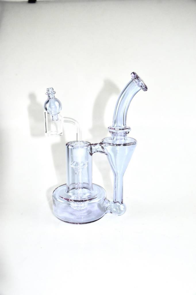 

Pipe, purple, silver oil rig, 14mm connector, welcome to order
