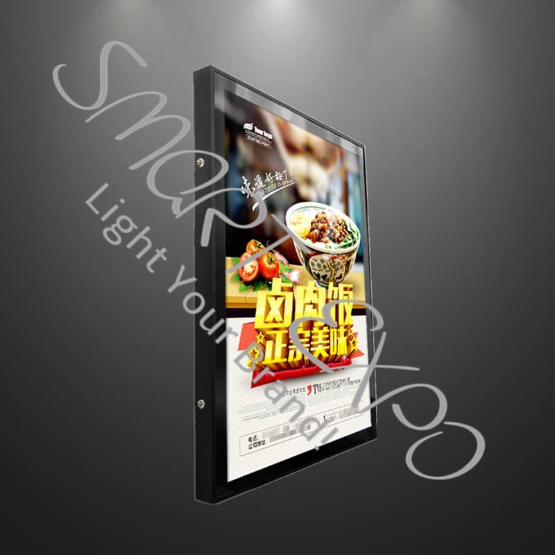 

80*120cm Water Proofing Light Box Firm Aluminum Strong Adverting Poster Display Billboard Attractive Shiny Illuminating Pocket