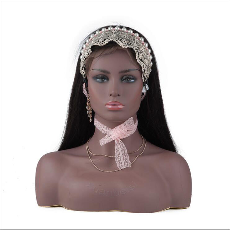 

Hair Tools Black Female Realistic Mannequin Head Bust Sale For Wig Jewelry Hat Earrings Scarf Display African Body Manequin