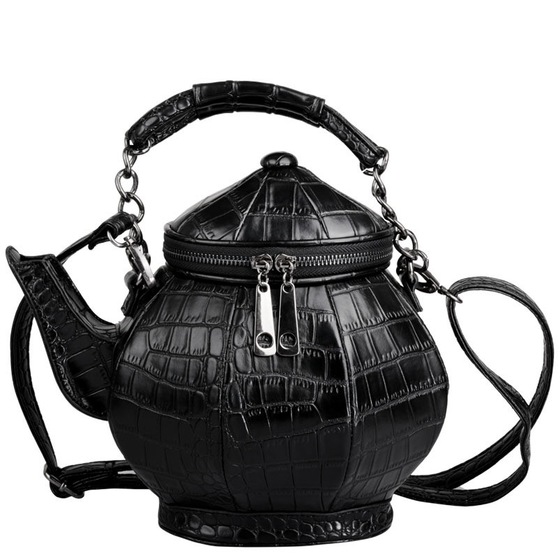 

2020 high quality Bolsos Mujer Direct Selling Bolsas Feminina New Messenger Bag Personality Portable Kettle Shoulder Trend Elegant Handbag, Black