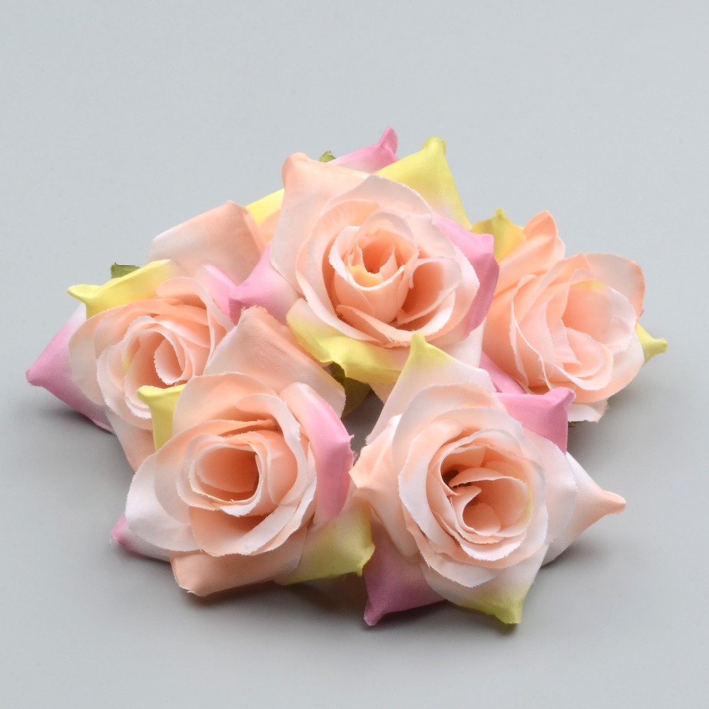 

50PCS DIY Artificial Pink Rose Silk Flowers Head For Home Wedding Party Decoration Wreath Gift Box Scrapbooking Fake Flowers, Purple