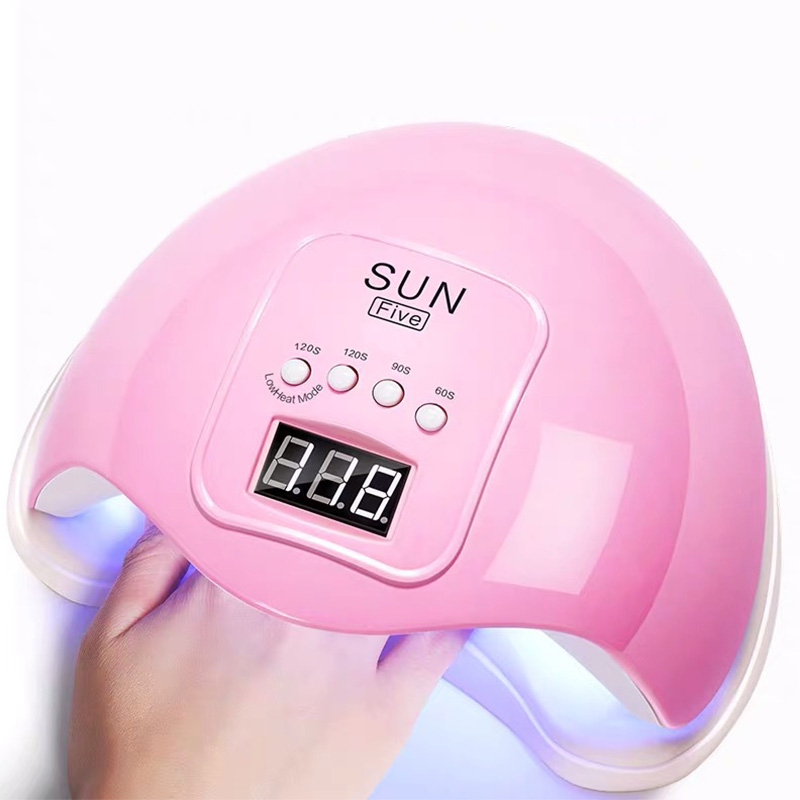 

Professional UV Nail Lamp with USB Cable Sun Five Manicure Lamp 48W / 24W Nail Dryer Gelpolish Curing Light Art LED, Mini white