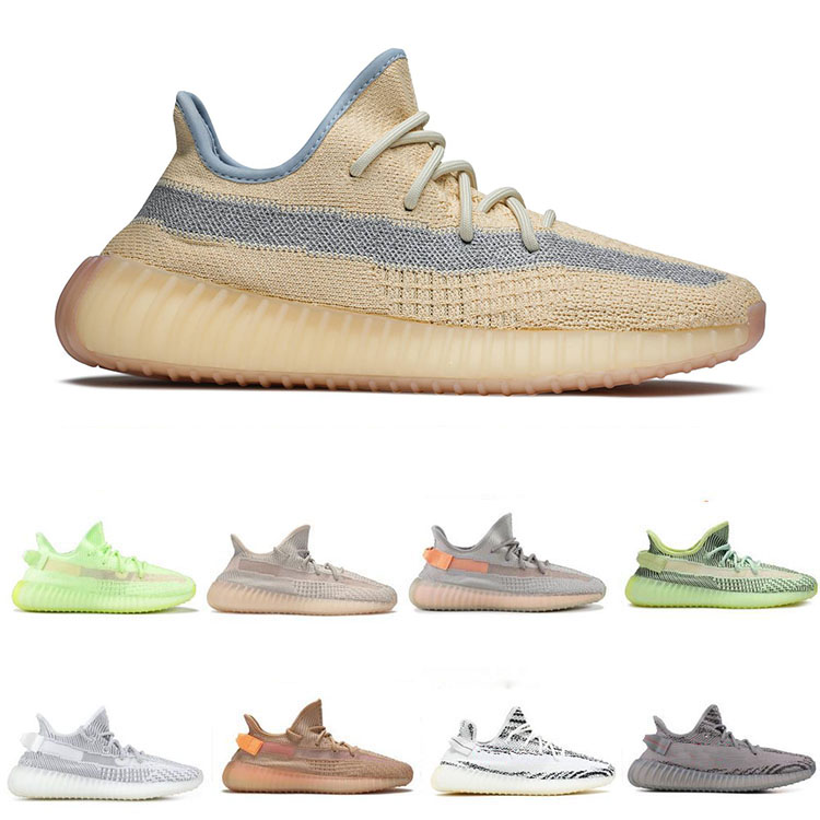 

2020 Running Shoes beluga Marsh Yeshaya sesame Yecheil Linen Men Women Black Clay Gid Glow Black Static Citrin Cloud Synth Running sneaker, Color 1
