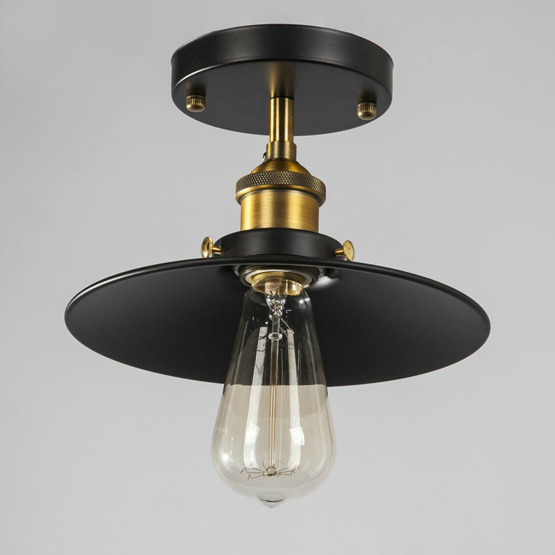 

E27 Vinage celling lights black lampshade color 110-240V 40-60W for A living room Bar Cafe Chateau Pub wall lamp Retro LED Sconce